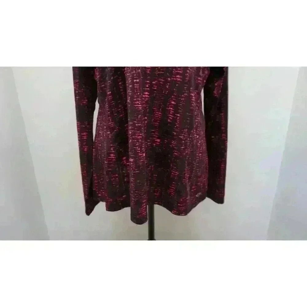 C9 Champion Women’s Duo Dry Long Sleeve 1/4 Zip Pullover - Pink & Black, XXL - Picture 8 of 16